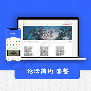 Discuz! 论坛简约PC+手机 正式版(wubian_tc003)