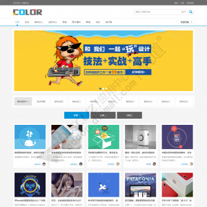 Discuz! 多配色轻门户c4 utf8电脑版(color_luntan27)