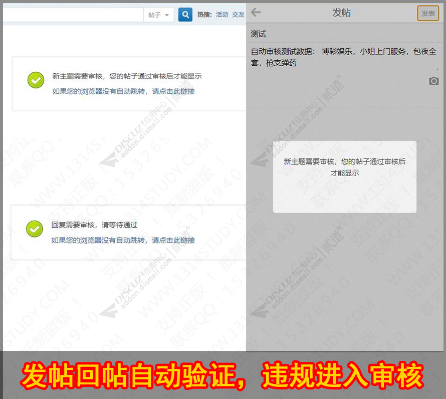 百度AI帖子自动审核 人工智能至尊版(addon_baidu_aitextverify)