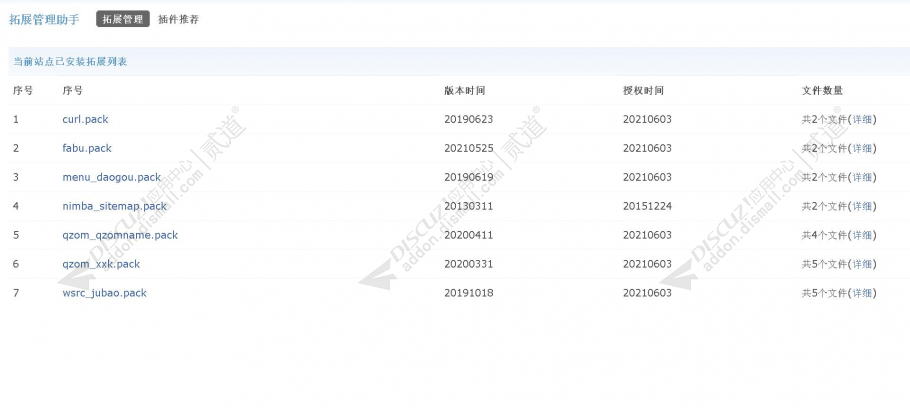 Discuz! 拓展管理助手 v1.1.2 商业版(iplus_packhelper)