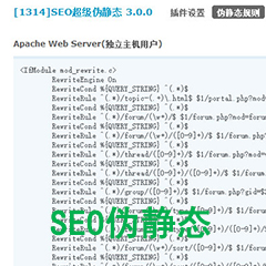 Discuz! SEO智能伪静态套餐 热销搭配(addon_package_seorewrite)